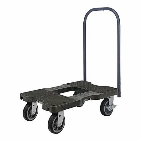 SNAP-LOC E-Track All-Terrain 1500 lb. Black Push Cart Dolly SL1500P6B 18ASL1500P6B
